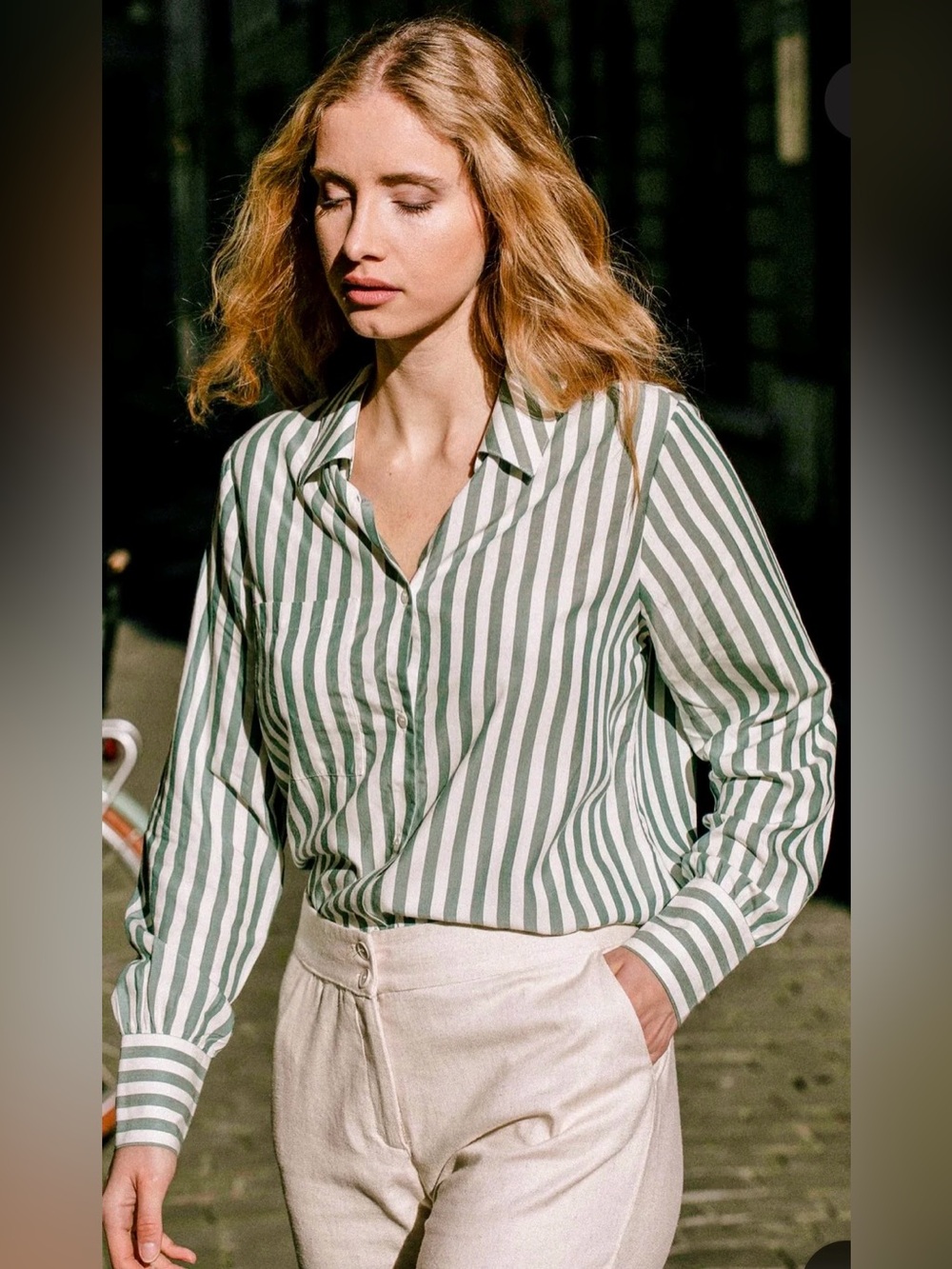 Mango Button Up Shirt